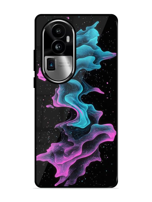 Cosmic Currents Glossy Soft Edge Case for Oppo Reno 10 Pro Plus (5G)