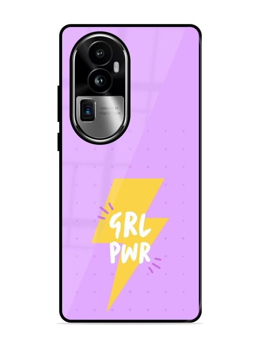 Girl Power Spark Glossy Soft Edge Case for Oppo Reno 10 Pro Plus (5G) Chachhi