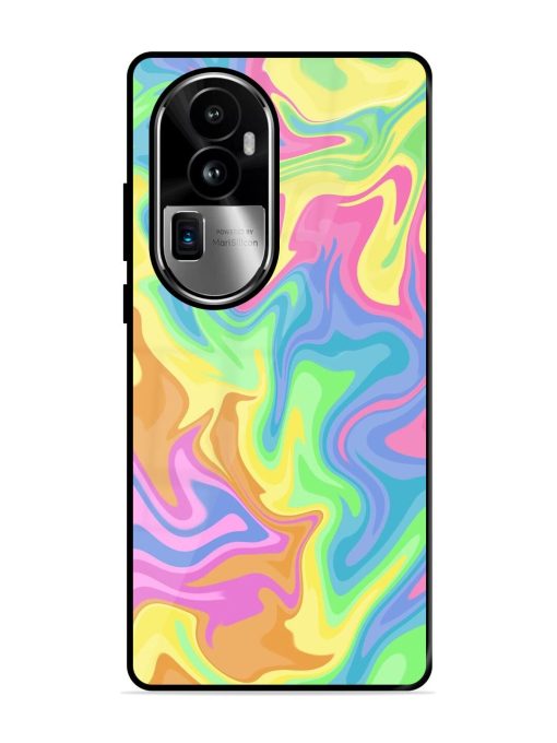 Whimsical Swirl Glossy Soft Edge Case for Oppo Reno 10 Pro Plus (5G) Chachhi