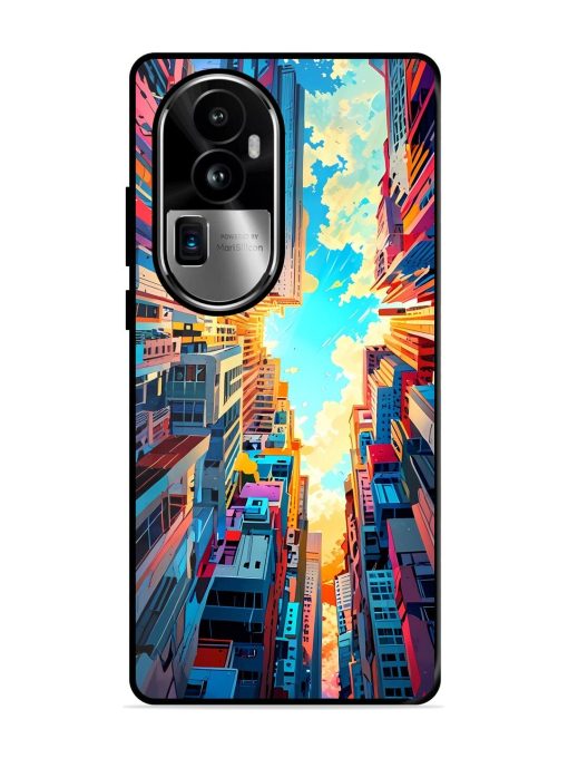 Skyward City Glossy Soft Edge Case for Oppo Reno 10 Pro Plus (5G) Chachhi