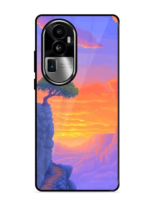 Cliffside Solitude Glossy Soft Edge Case for Oppo Reno 10 Pro Plus (5G) Chachhi