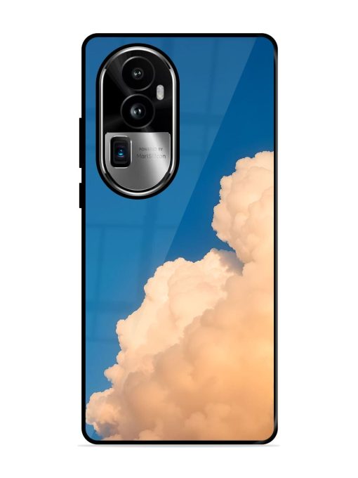 Golden Cloudscape Glossy Soft Edge Case for Oppo Reno 10 Pro Plus (5G) Chachhi