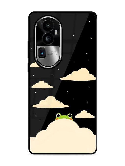 Froggy Night Sky Glossy Soft Edge Case for Oppo Reno 10 Pro Plus (5G) Chachhi