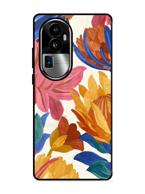 Blooming Tapestry Glossy Soft Edge Case for Oppo Reno 10 Pro Plus (5G) Chachhi