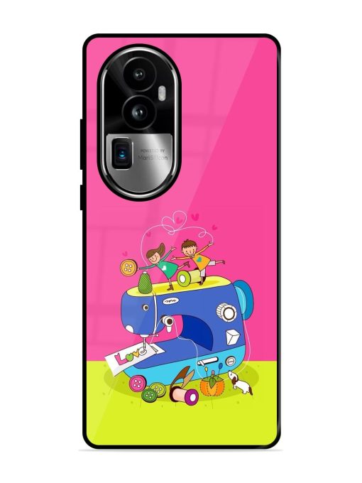 Sew Cute Glossy Soft Edge Case for Oppo Reno 10 Pro Plus (5G) Chachhi