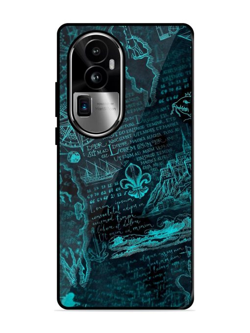 Nautical Notebook Glossy Soft Edge Case for Oppo Reno 10 Pro Plus (5G) Chachhi