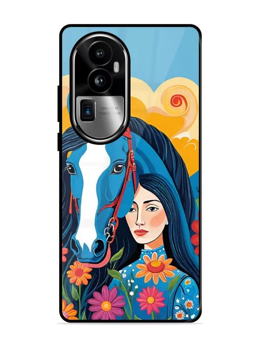 Equine Enchantment Glossy Soft Edge Case for Oppo Reno 10 Pro Plus (5G) Chachhi