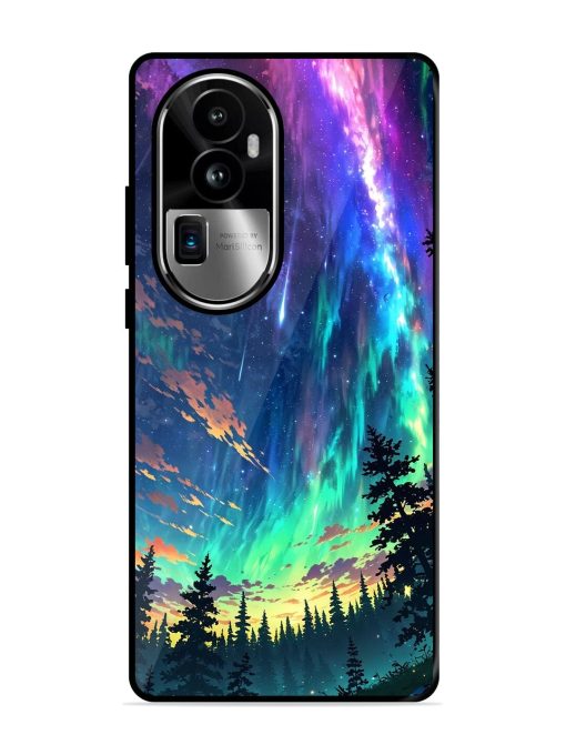 Cosmic Canvas Glossy Soft Edge Case for Oppo Reno 10 Pro Plus (5G) Chachhi