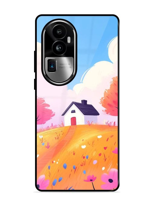 Hilltop Haven Glossy Soft Edge Case for Oppo Reno 10 Pro Plus (5G) Chachhi