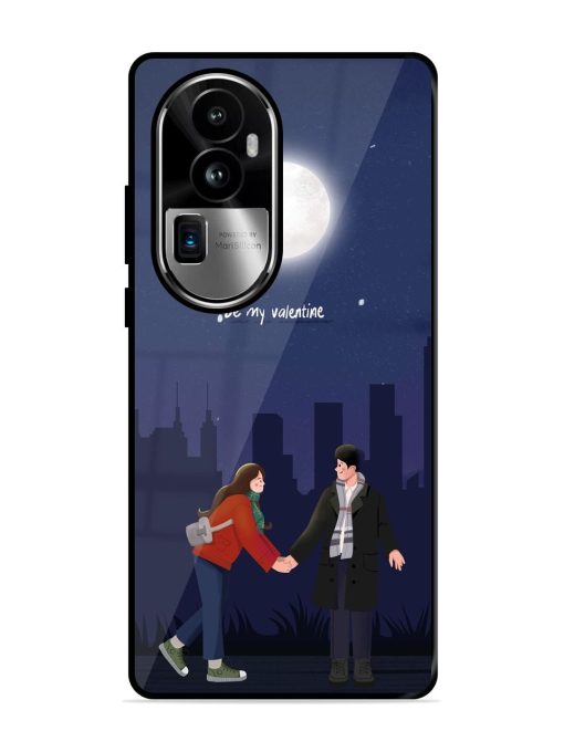 Moonlight Proposal Glossy Soft Edge Case for Oppo Reno 10 Pro Plus (5G) Chachhi