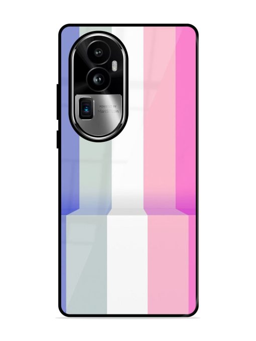 Pastel Palette Glossy Soft Edge Case for Oppo Reno 10 Pro Plus (5G) Chachhi