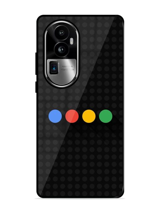 Google Dots Glossy Soft Edge Case for Oppo Reno 10 Pro Plus (5G) Chachhi