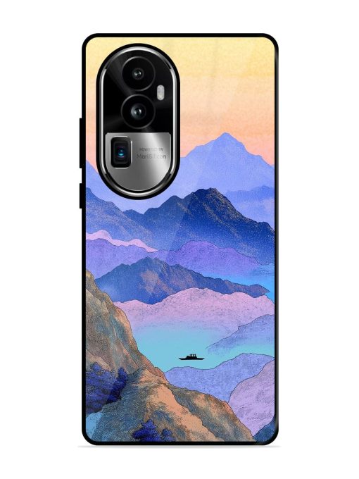 Mountain Mist Glossy Soft Edge Case for Oppo Reno 10 Pro Plus (5G) Chachhi