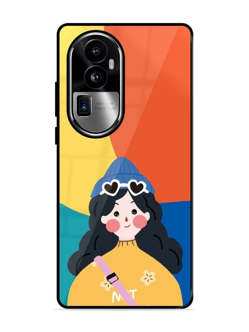 Colorful Vibes Glossy Soft Edge Case for Oppo Reno 10 Pro Plus (5G) Chachhi