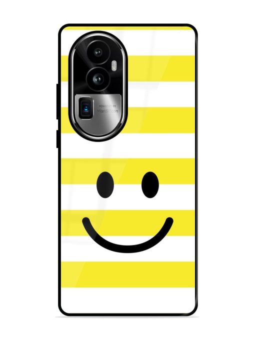 Smiling Stripes Glossy Soft Edge Case for Oppo Reno 10 Pro Plus (5G) Chachhi