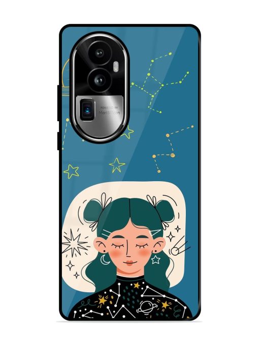 Cosmic Daydreamer Glossy Soft Edge Case for Oppo Reno 10 Pro Plus (5G) Chachhi