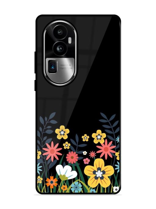 Floral Night Sky Glossy Soft Edge Case for Oppo Reno 10 Pro Plus (5G) Chachhi