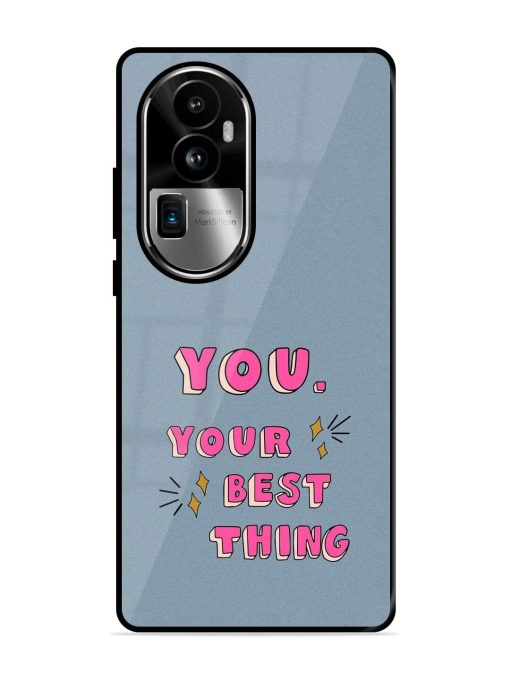 Self-Love Sparkles Glossy Soft Edge Case for Oppo Reno 10 Pro Plus (5G) Chachhi