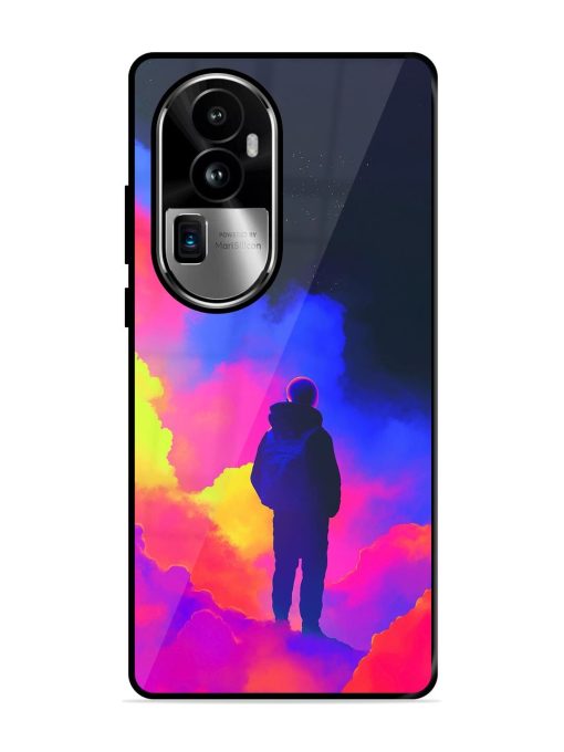 Cosmic Wanderer Glossy Soft Edge Case for Oppo Reno 10 Pro Plus (5G) Chachhi