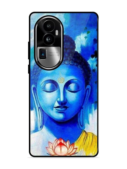 Serene Buddha With Lotus Glossy Soft Edge Case for Oppo Reno 10 Pro Plus (5G) Chachhi