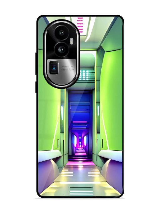 Neon Corridor Glossy Soft Edge Case for Oppo Reno 10 Pro Plus (5G) Chachhi