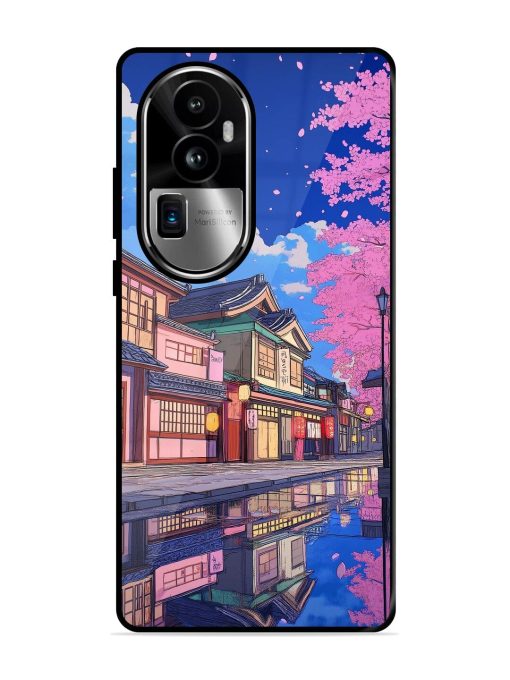 Tranquil Reflections Glossy Soft Edge Case for Oppo Reno 10 Pro Plus (5G) Chachhi