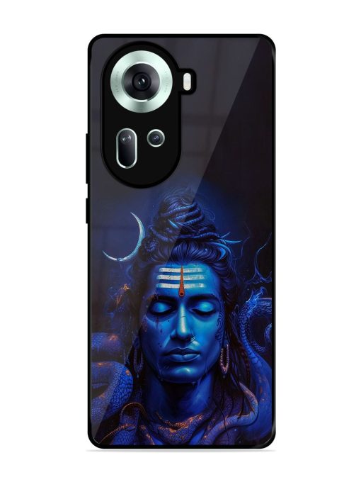 Mystic Mahadev Glossy Soft Edge Case for Oppo Reno 11 (5G) Chachhi