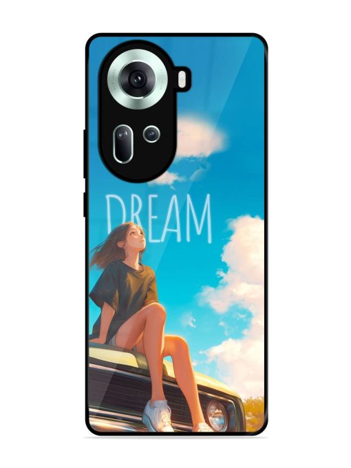 Girly Dream Art Glossy Soft Edge Case for Oppo Reno 11 (5G) Chachhi