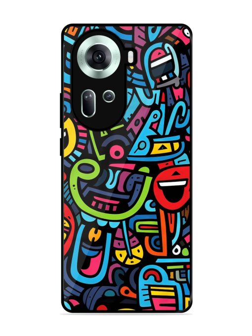 Doodlephoria Glossy Soft Edge Case for Oppo Reno 11 (5G) Chachhi