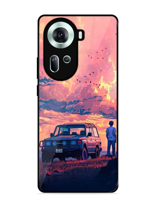 Solitude'S Horizon Glossy Soft Edge Case for Oppo Reno 11 (5G) Chachhi