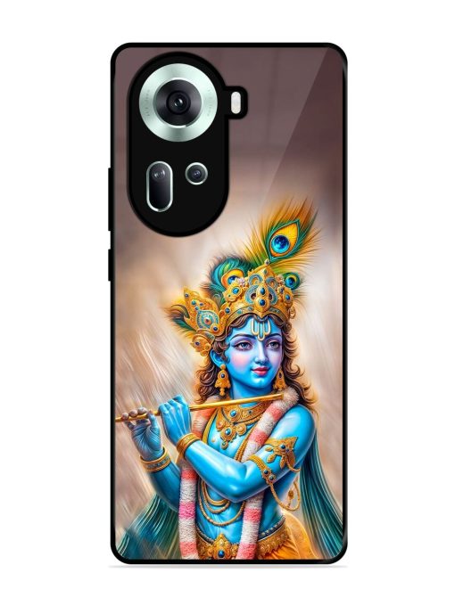 Divine Krishna Glossy Soft Edge Case for Oppo Reno 11 (5G) Chachhi