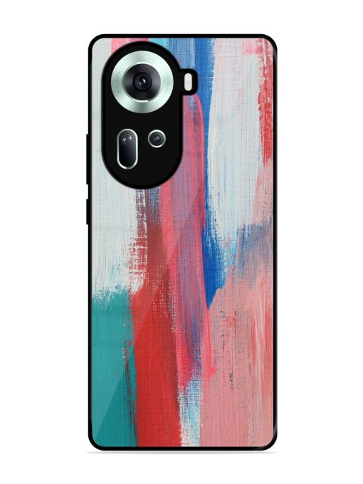 Colorful Chaos Glossy Soft Edge Case for Oppo Reno 11 (5G) Chachhi