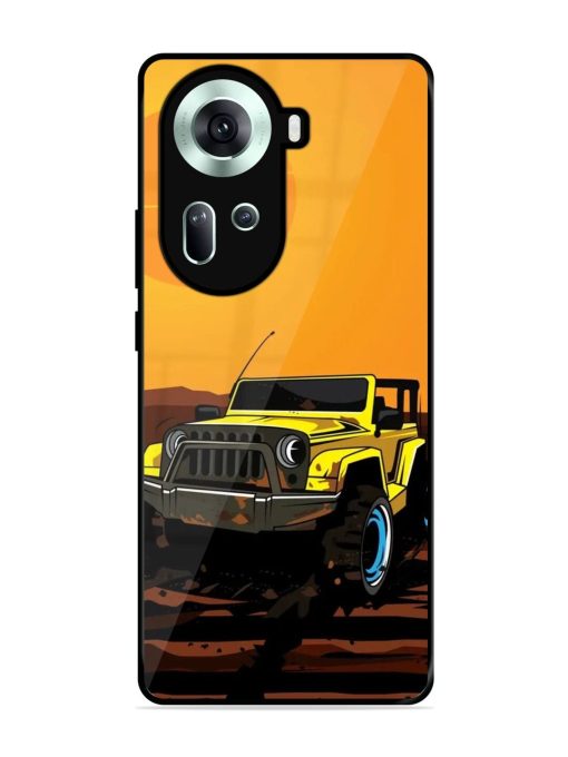 Sunset Cruise Glossy Soft Edge Case for Oppo Reno 11 (5G) Chachhi