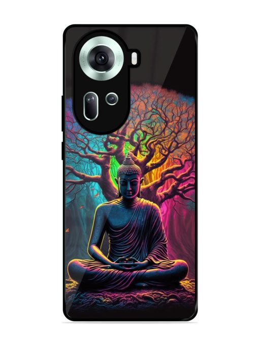 Enlightened Serenity Glossy Soft Edge Case for Oppo Reno 11 (5G)