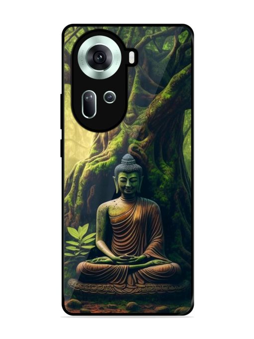 Green Buddha Art Glossy Soft Edge Case for Oppo Reno 11 (5G) Chachhi