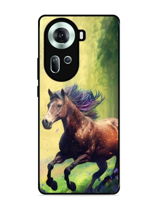 Enchanted Gallop Glossy Soft Edge Case for Oppo Reno 11 (5G)
