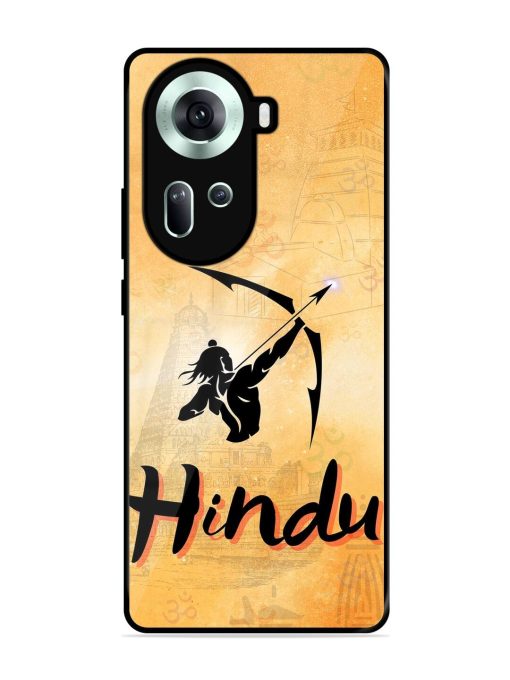 Hindu Glossy Soft Edge Case for Oppo Reno 11 (5G)