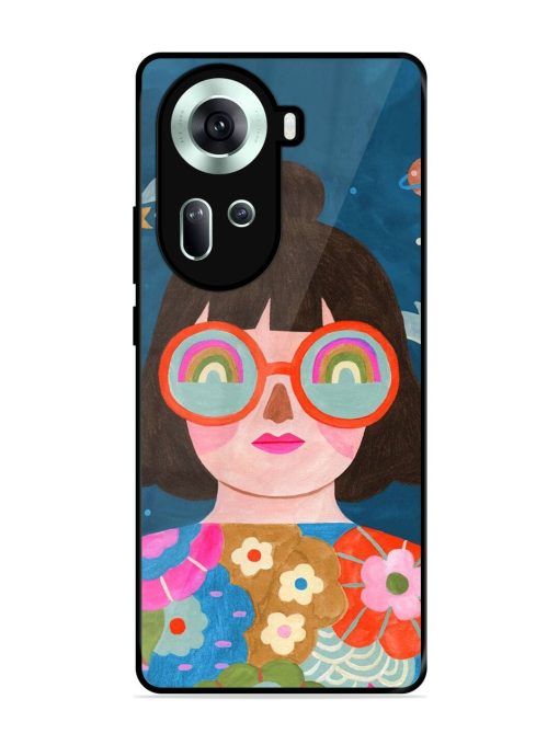 Dreamscape Vision Glossy Soft Edge Case for Oppo Reno 11 (5G)