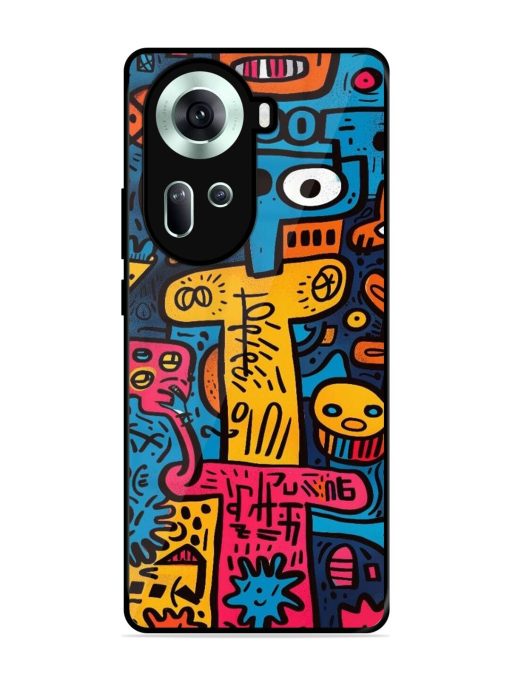 Doodletopia Glossy Soft Edge Case for Oppo Reno 11 (5G)