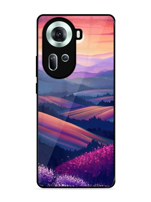 Twilight'S Embrace Glossy Soft Edge Case for Oppo Reno 11 (5G)
