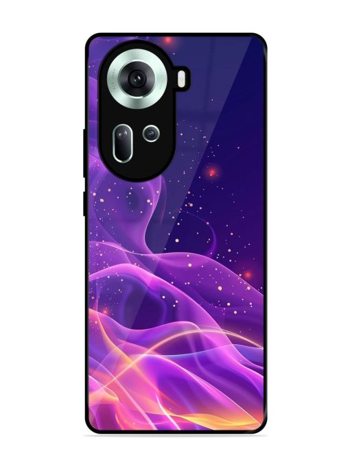 Cosmic Currents Glossy Soft Edge Case for Oppo Reno 11 (5G)