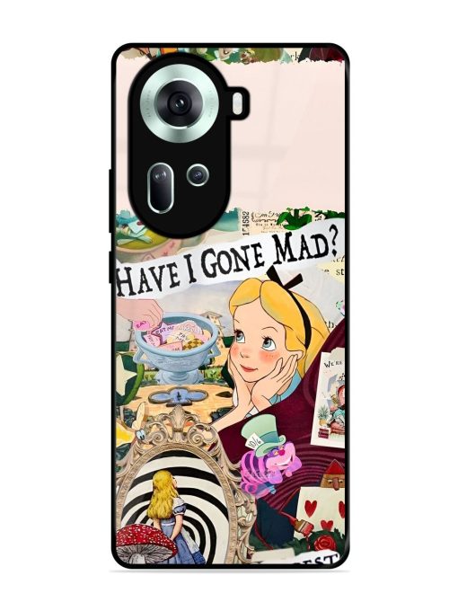Mad Hatter'S Collage Glossy Soft Edge Case for Oppo Reno 11 (5G)