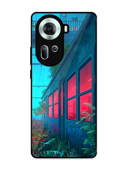 Urban Jungle Glossy Soft Edge Case for Oppo Reno 11 (5G) Chachhi