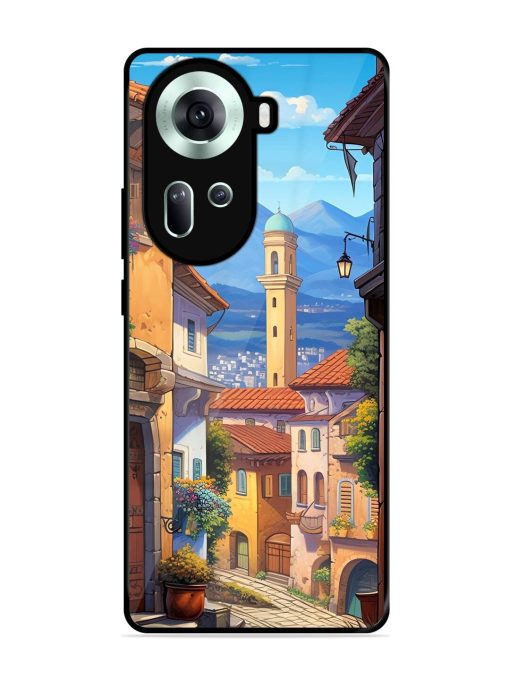 Tuscan Twilight Glossy Soft Edge Case for Oppo Reno 11 (5G) Chachhi