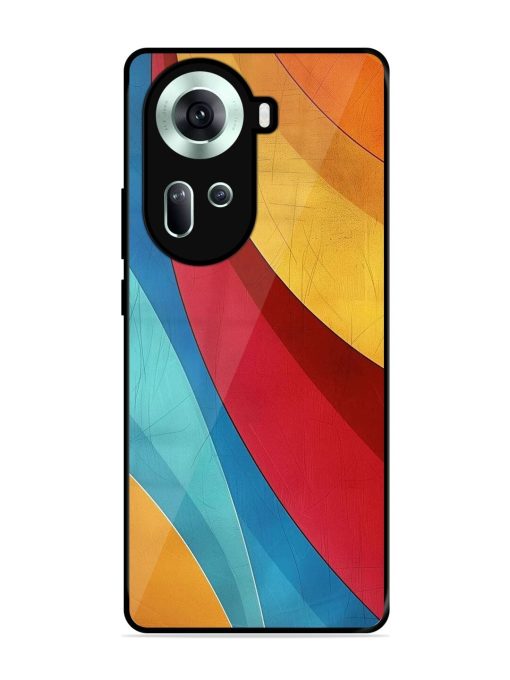 Curving Canvas Glossy Soft Edge Case for Oppo Reno 11 (5G)