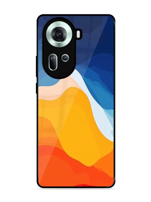 Liquid Landscape Glossy Soft Edge Case for Oppo Reno 11 (5G) Chachhi