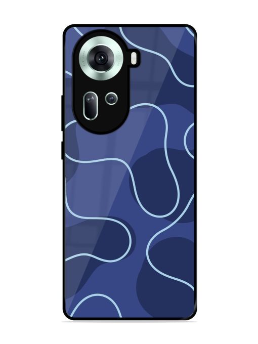 Midnight Maze Glossy Soft Edge Case for Oppo Reno 11 (5G) Chachhi