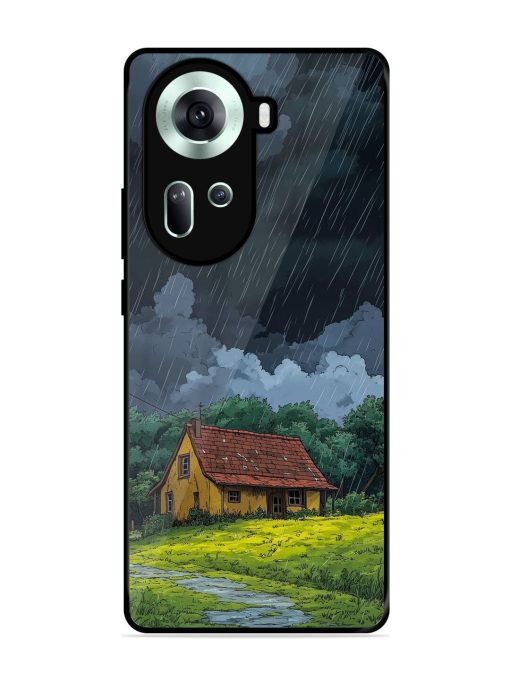Rainy Day Retreat Glossy Soft Edge Case for Oppo Reno 11 (5G)