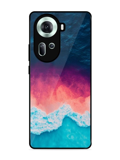 Where The Ocean Meets The Sky Glossy Soft Edge Case for Oppo Reno 11 (5G)