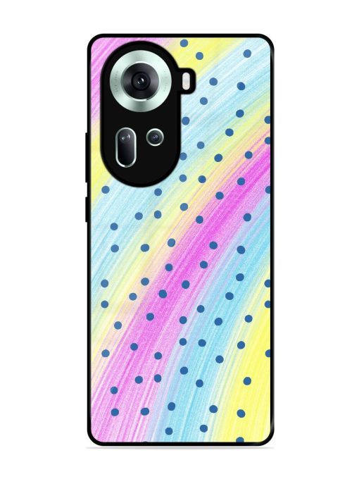 Polka Dot Paradise Glossy Soft Edge Case for Oppo Reno 11 (5G)